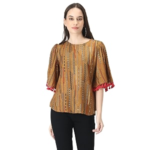 DHRUVI TRENDZ Women Top
