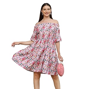 DHRUVI Trendz Womens Dress One Piece