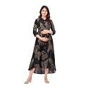Dhruvi Women39s Rayon Anarkali Maternity Dress amp