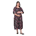 Dhruvi Women39s Rayon Anarkali Maternity Dress amp