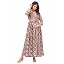 Dhruvi Women39s Rayon Anarkali Maternity Dress amp