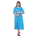 Dhruvi Women39s Rayon Anarkali Maternity Dress amp
