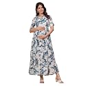 Dhruvi Women39s Rayon Anarkali Maternity Dress amp