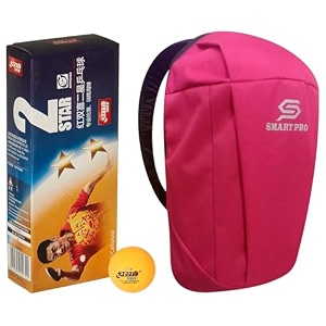 dhs tt ball 40mm 2 star orange 10 pcs box 20 pcs with smart pro tt special cover speed pink