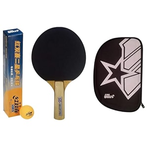 dhs tt ball 40mm 2 star orange 6 pcs box 54 pcs with smart pro tt bat star and dhs bat cover