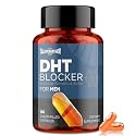 DHT Blocker for Men with Saw Palmetto & Biotin, Hair Growth Formula in Liquid-Filled Capsules, Hair Loss Supplements, Hair Regrowth Vitamins, Proprietary Herbal Blends - 90 Capsules(1 Bottle)