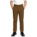 DHTS Boys Dress Pants Slim Fit Uniform Pants for Toddler Teens Trousers