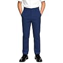 DHTS Boys Dress Pants Slim Fit Uniform Pants for Toddler Teens Trousers