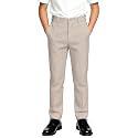DHTS Boys Dress Pants Slim Fit Uniform Pants for Toddler Teens Trousers