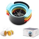 Egg Slicer , 3 in 1 Stainless Steel Cutting Wire Cut Soft Boiled Eggs ,Egg Chopper/Divider/Dicer/Cutter, Slicing Widget Slicing Cutter for Cooking Kitchen Accessories.
