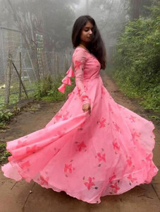 dhyan creation online anarkali gown