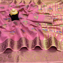 DHYANI ENTERPRISE Semi Stitched Cotton Silk Blouse Material Self Design