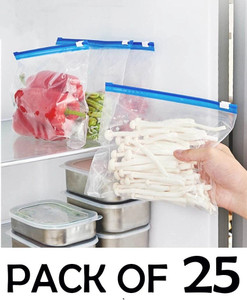 Dhyankeshwer Ziplock Pouch Vegetable Bag for Fridge