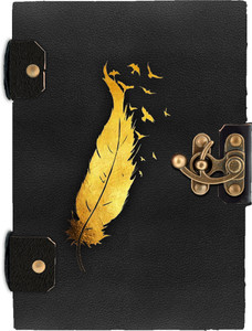 di-kraft handcrafted leather cardboard antique binding diary a5 diary unruled 200 pages