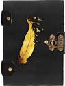 DI-KRAFT Handcrafted Leather Cardboard Antique Binding Diary A5 Diary Unruled 200 Pages