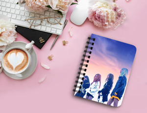 di-kraft office  home use notebook spiral diary 68 inch a5 diary unruled 160 pages
