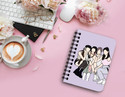 DI-KRAFT Office & Home use notebook spiral diary (6*8 Inch) A5 Diary Unruled 160 Pages