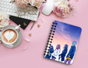 DI-KRAFT Office & Home use notebook spiral diary (6*8 Inch) A5 Diary Unruled 160 Pages