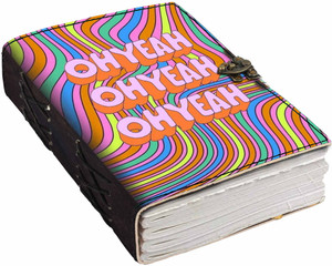di-kraft printed designer leather cover diary with lock for officegiftsize 57 inches a5 diary unruled 200 pages
