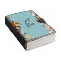 DI-KRAFT Printed Designer leather cover Diary with Lock For Office|Gift|SIZE 5*7 INCHES A5 Diary unruled 200 Pages