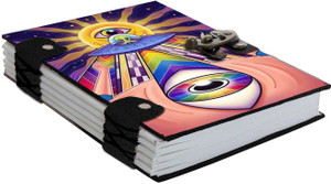 di-kraft printed diary notebook with lock clasp for giftoffice use 57 inch160 pages a5 diary unruled 160 pages
