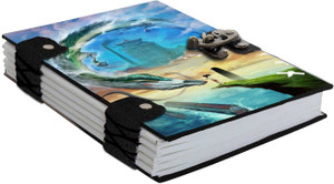 di-kraft printed diary notebook with lock clasp for giftoffice use 57 inch160 pages a5 diary unruled 160 pages