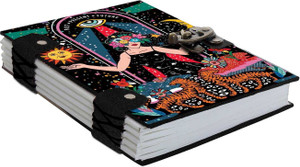 di-kraft printed diary notebook with lock clasp for giftoffice use 57 inch160 pages a5 diary unruled 160 pages