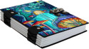 DI-KRAFT Printed Diary Notebook With Lock Clasp For Gift/Office Use (5*7 Inch,160 Pages) A5 Diary Unruled 160 Pages