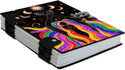 DI-KRAFT Printed Diary Notebook With Lock Clasp For Gift/Office Use (5*7 Inch,160 Pages) A5 Diary Unruled 160 Pages