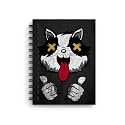 DI-KRAFT Wiro Bound Printed Cardboard Hard Cover Spiral Daily Planner Notebook Diary Journal Notepad with unruled Paper Sheets (160 Pages, 6 x 8 Inch) - Design 10 [Office Product]
