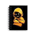 DI-KRAFT Wiro Bound Printed Cardboard Hard Cover Spiral Daily Planner Notebook Diary Journal Notepad with unruled Paper Sheets (160 Pages, 6 x 8 Inch) - Design 11