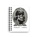 DI-KRAFT Wiro Bound Printed Cardboard Hard Cover Spiral Daily Planner Notebook Diary Journal Notepad with unruled Paper Sheets (160 Pages, 6 x 8 Inch) - Design 12 [Office Product]