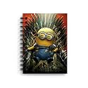 DI-KRAFT Wiro Bound Printed Cardboard Hard Cover Spiral Daily Planner Notebook Diary Journal Notepad with unruled Paper Sheets (160 Pages, 6 x 8 Inch) - Design 8