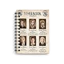 DI-KRAFT Wiro Bound Printed Cardboard Hard Cover Spiral Daily Planner Notebook Diary Journal Notepad with unruled Paper Sheets (160 Pages, 6 x 8 Inch) - Design 20