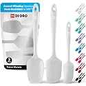DI ORO Silicone Spatula Set - 600F Heat Resistant, 3-Pc Stone