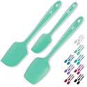 DI ORO Silicone Spatula Set - 600F Heat Resistant, 3-Pc Mint