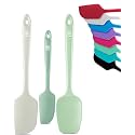 DI ORO Silicone Spatula Set - 600F Heat Resistant, 3-Pc Pastel