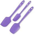 DI ORO Silicone Spatula Set - 600F Heat Resistant, 3-Pc Lavender