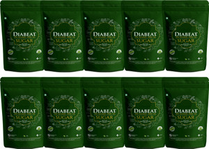 diabeat premium diabetic friendly herbal cane sugar  low glycemic index refined sugar 5 kg pack of 10