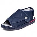 Diabetic Open Toe Slippers, Extra Wide Adjustable House Shoes