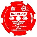 Diablo HardiBlade Carbide Fiber Cement for Decking &amp; Siding - 5" Diameter, 6 TCG Teeth, 5/8" Arbor, .071" Kerf, 10° Hook Angle, 12000 Max RPM - D0506CH