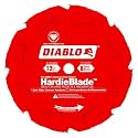 Diablo HardieBlade Saw Blade - 12" Diameter, 8 TCG (PCD) Teeth, 1" Arbor