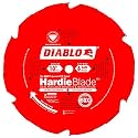 Diablo HardieBlade Saw Blade - 10" Diameter, 6 TCG (PCD) Teeth, 5/8" Arbor