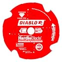 Diablo PCD Fiber Cement HardieBlade - 5" Diameter, 4 TCG Teeth, 5/8" Arbor