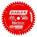 Diablo TrexBlade Saw Blade - 7-1/4" Diameter, 44 MTCG Teeth, 5/8" Arbor