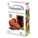 Diabodelite 200g Cookies Chocolate Flavour Delight For Diabetics Multigrain sugar-free Digestive cookies with fenugreek for Maintaining Optimum Balancing Blood Sugar Low GI, Rich in Fibre, Pack of 1