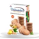 Diabodelite Cookies Ginger Flavour|Delight For Diabetics Multigrain Sugar-Free Digestive Cookies With Fenugreek|For Maintaining Optimum Balancing Blood Sugar|Low Gi,Rich In Fibre | Pack Of 1 -200 Gm