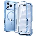 Diaclara Magnetic &amp; Screen Protector for iPhone 18 Pro Max Case,Glacier