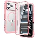 Diaclara Magnetic &amp; Screen Protector for iPhone 17 Pro Max Case,Pink