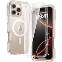 Diaclara Magnetic Designed for iPhone 16 Pro Max Case, Full Body Rugged with Touch Sensitive Anti-Scratch Screen Protector, Compatible with MagSafe, Soft Bumper Case for iPhone 16 Pro Max 6.9'', Clear